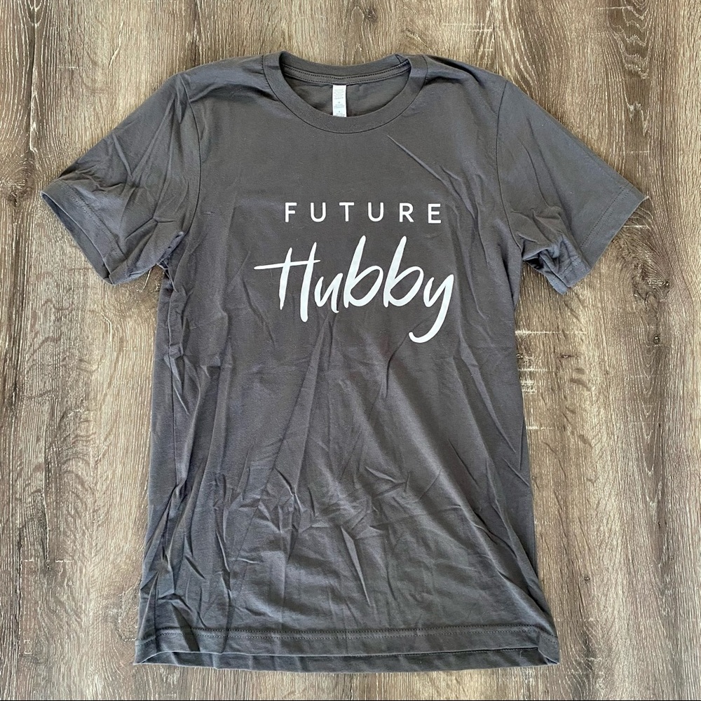 Engaged Fiancé Future Hubby T-Shirt NWOT!